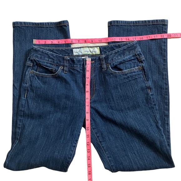 LOFT Blue Straight Leg Jeans with Classic Stitching 6 - Picture 8 of 11